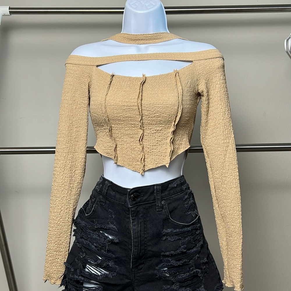 Long Sleeve Crop Top